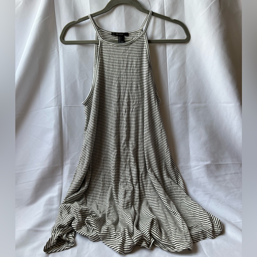 Forever21 | Large Cream & Black Stripe Dress